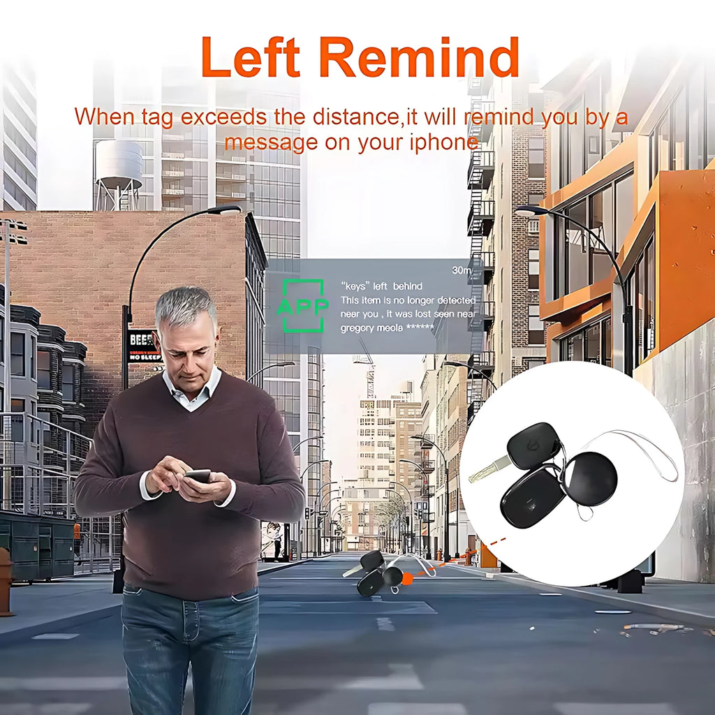 Minirastreador GPS inteligente con Bluetooth, compatible con la aplicación Find My ITag